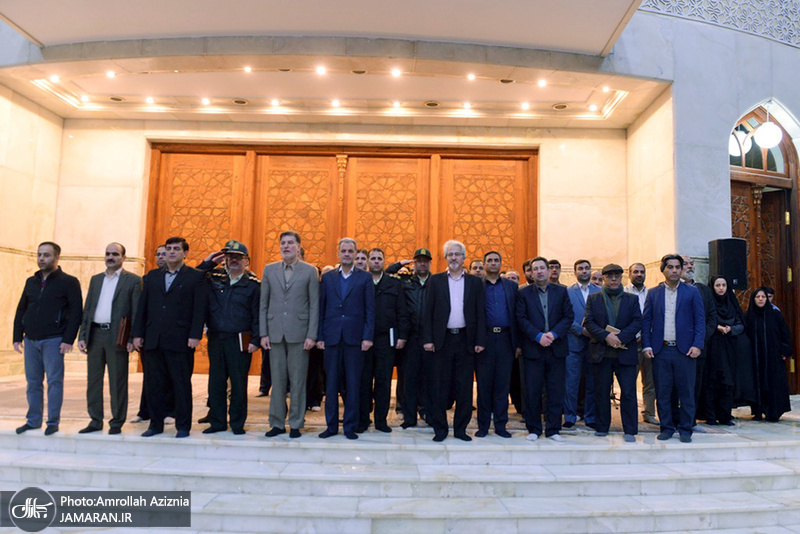 تجدید میثاق مسئولین اداره کل امنیتی و انتظامی استانداری تهران با آرمان های حضرت امام(س)