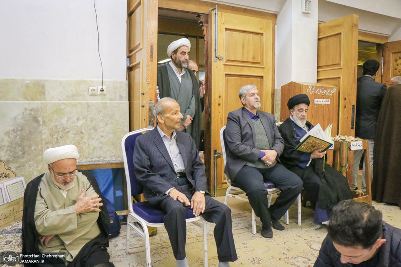 مراسم بزرگداشت آیت موسوی تبریزی در قم