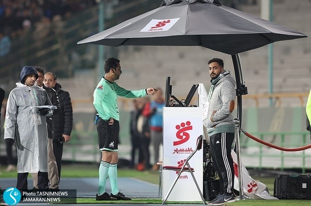 تکذیب مصاحبه داور VAR  پس از دربی 