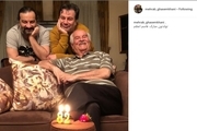 جشن تولد پدر مهراب و پیمان قاسم‌خانی + عکس