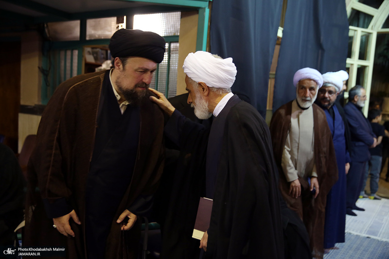 مراسم بزرگداشت آیت الله حسن صانعی (ره) در حسینیه جماران -1