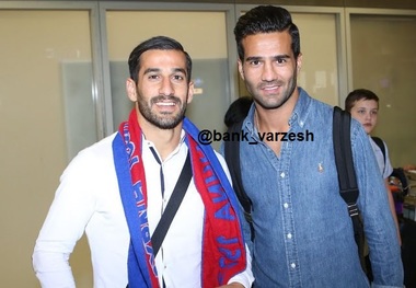 حضور دو بازیکن تیم ملی فوتبال در یونان +عکس
