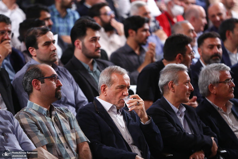 نشست پرس و پاسخ با مسعود پزشکیان در دانشگاه تهران