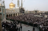 پیکر آیت الله روحانی در قم تشییع و تدفین شد (20)