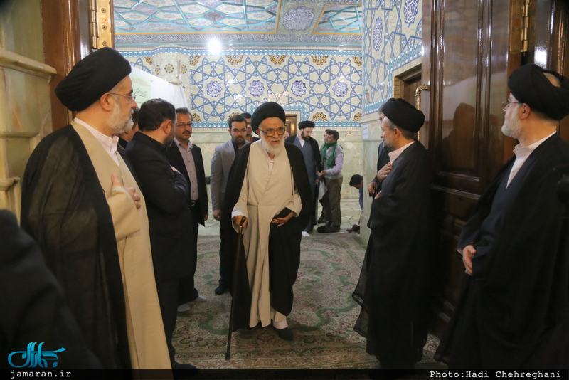 مراسم هفتمین روز درگذشت دختر آیت الله العظمی خویی(ره)