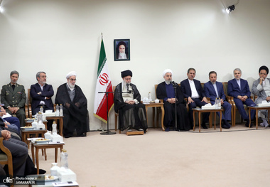 دیدار رئیس‌جمهور و اعضای هیئت دولت با رهبر معظم انقلاب