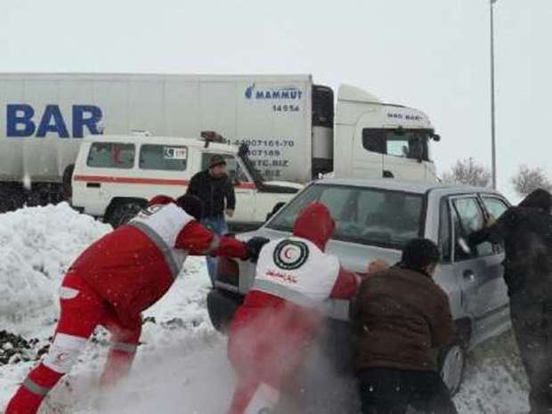1440 نفر در کولاک و برف چهارمحال وبختیاری امداد رسانی شدند