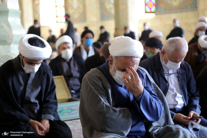 مراسم تشییع پیکر آیت الله حسن ممدوحی(ره)