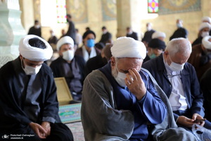 مراسم تشییع پیکر آیت الله حسن ممدوحی(ره)