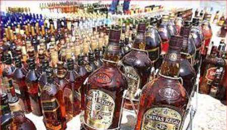 کشف مشروبات الکلی از شرکت باربری در مشهد