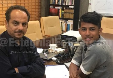 مهدی قائدی قراردادش با استقلال را ۵ ساله تمدید کرد + عکس
