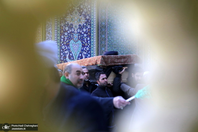 مراسم تشییع و خاکسپاری آیت الله سید هاشم رسولی محلاتی(ره) در قم