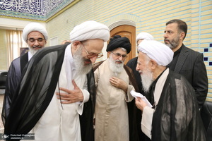 مراسم چهلمین روز درگذشت همسر آیت الله العظمی جوادی آملی‎‎