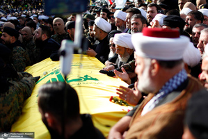 تصاویر اختصاصی جماران از مراسم تشییع شهیدان سید حسن نصرالله و سید هاشم صفی الدین -1
