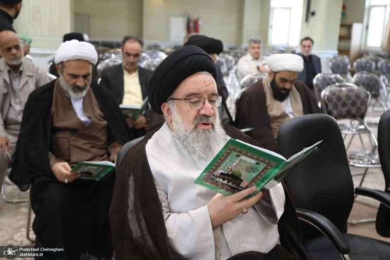 مراسم چهلمین روز درگذشت همسر آیت الله العظمی جوادی آملی‎‎