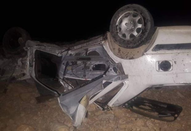 ۲ نفر بر اثر واژگونی خودرو در جاده سقز - مریوان کشته شدند