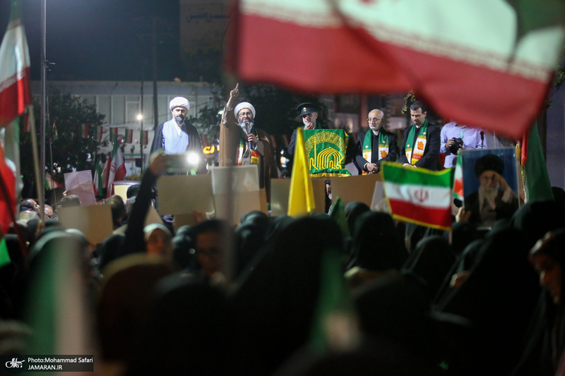 پنجاه و پنجمین شب اجتماع پر شور مردم در فسا