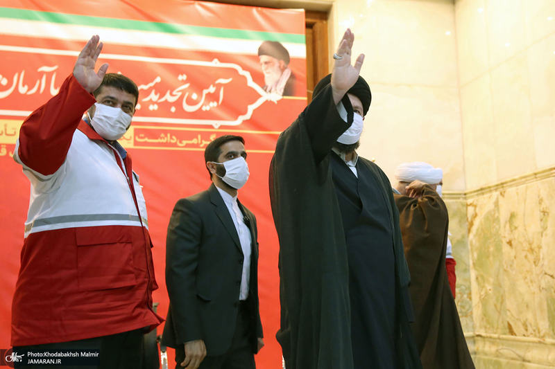 تجدید میثاق اعضا و مسئولان هلال‌احمر با آرمان‌های امام خمینی (س)