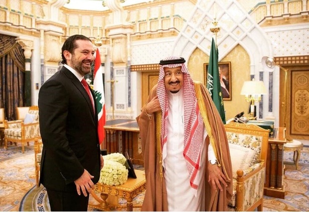 عکس سلفی نخست وزیر لبنان با ولیعهد عربستان