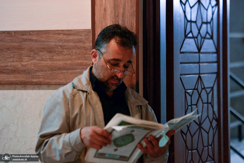 مراسم اولین ساگرد آیت الله رحمت در حرم مطهر امام خمینی (س)