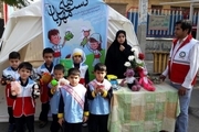 طرح دست های مهربان هلال در مهدهای کودک کردستان برگزار شد