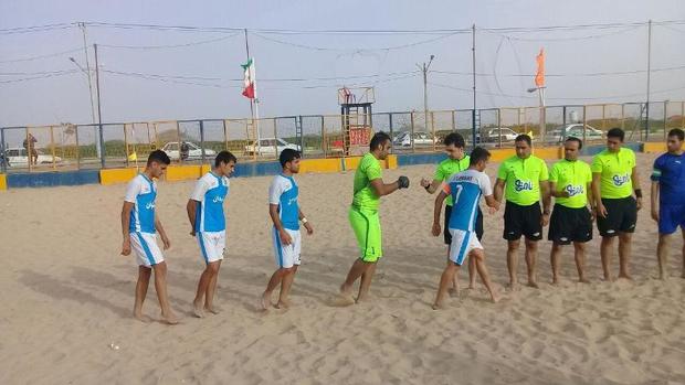 دریانوردان بوشهر به مرحله پایانی مسابقات فوتبال ساحلی کشور راه یافت