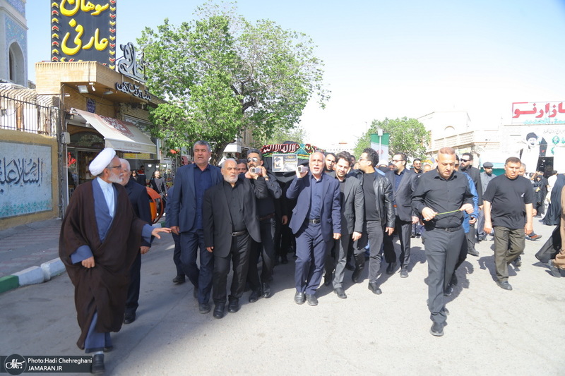 مراسم تشییع آیت الله موسوی تبریزی (ره)