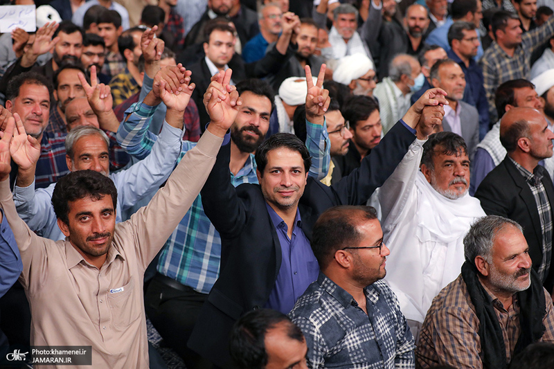 دیدار هزاران نفر از مردم سیستان و بلوچستان و خراسان جنوبی با رهبر انقلاب