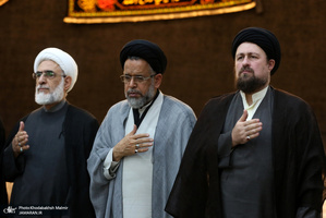 مراسم شب عاشورا در حرم مطهر امام خمینی (س)