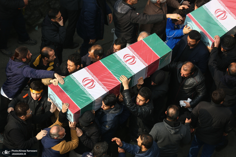 مراسم تشییع 200 شهید گمنام دفاع مقدس در تهران - 4