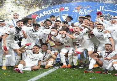  السد در کاپ قطر با شکست العربی قهرمان شد + تصاویر جشن قهرمانی شاگردان ژاوی
