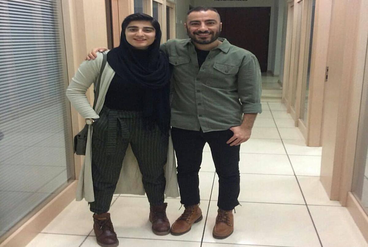 نوید محمدزاده در کنار برادرزاده اش+ عکس