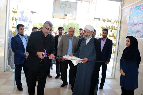افتتاح دو دفتر خدمات الکترونیک قضایی در آبادان  گزارش تصویری