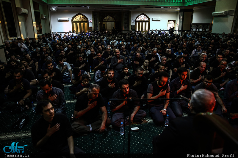 مراسم احیای شب بیست و یکم ماه مبارک رمضان در مسجد جامع جماران