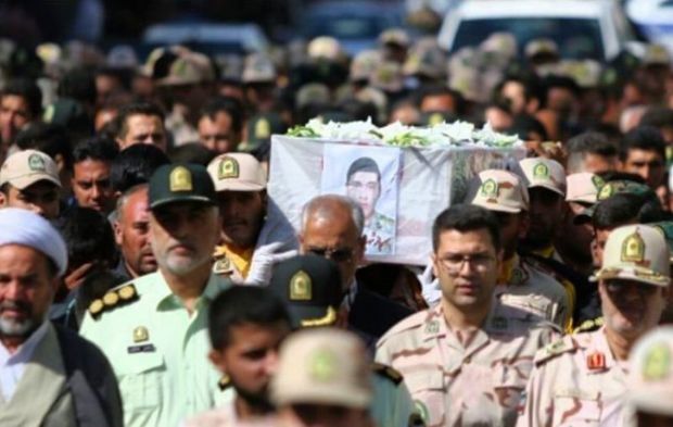 پیکر مرزبان شهید در مشهد تشییع شد