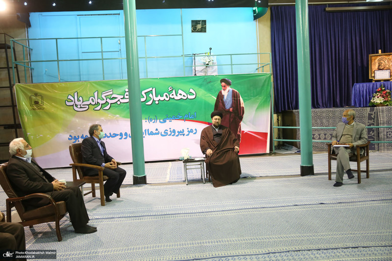 دیدار اعضای انجمن اسلامی معلمان یا سید حسن خمینی