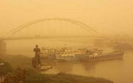 گرد و خاک تا ظهر فردا در آسمان خوزستان شمال خوزستان بارانی