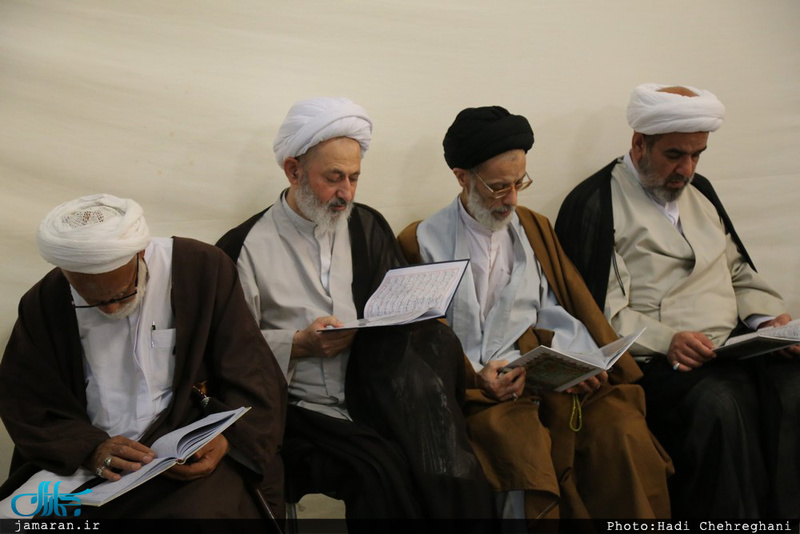 مراسم ختم آیت الله روح الله شاه آبادی(ره)