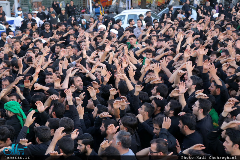 پیاده روی آیت الله العظمی وحید خراسانی به سمت حرم حضرت معصومه(س)