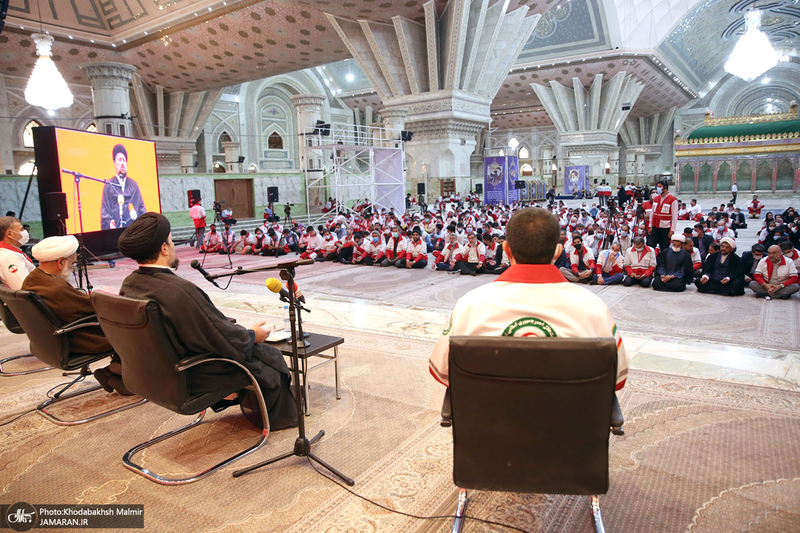 تجدید میثاق اعضا و مسئولان هلال‌احمر با آرمان‌های امام خمینی (س)