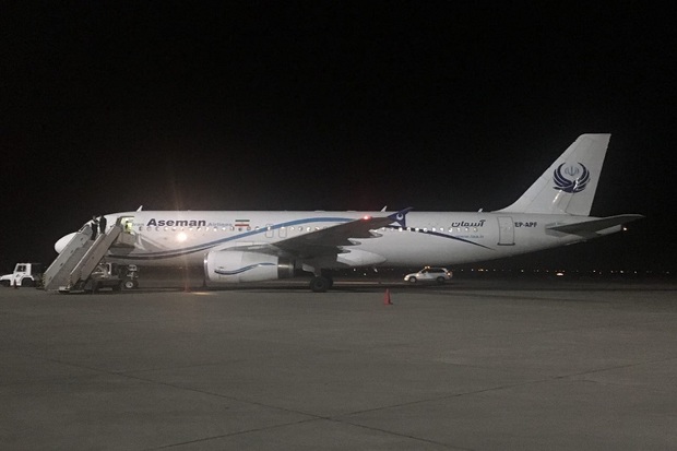پرواز  مسقط - شیراز در اصفهان نشست