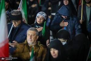 چهل و یکمین شب اجتماع پر شور مردم در شهرک ولیعصر (عج)