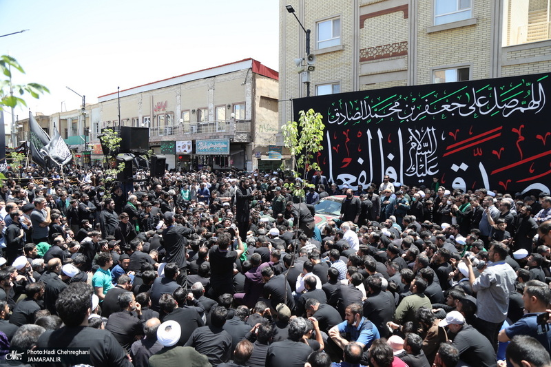 مراسم شهادت امام جعفر صادق(ع) با حضور آیت الله العظمی وحید خراسانی