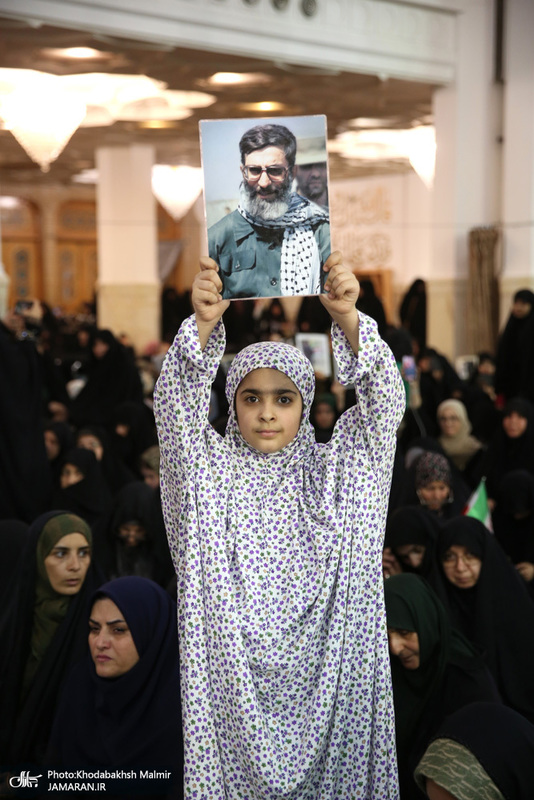 مراسم چهلم شهیدان لاریجانی در حرم مطهر حضرت معصومه (س) -2