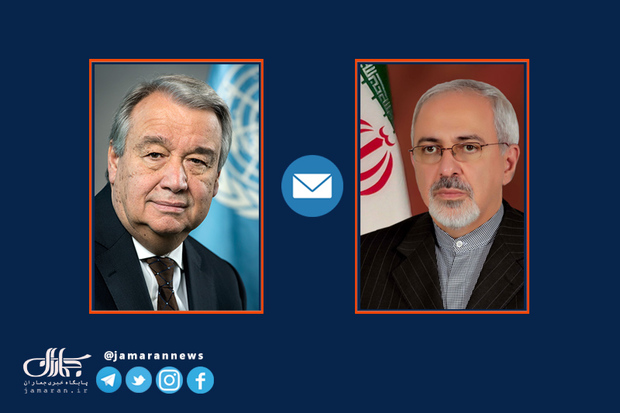 ظریف خطاب به دبیرکل سازمان ملل: آمریکا عضو برجام نیست