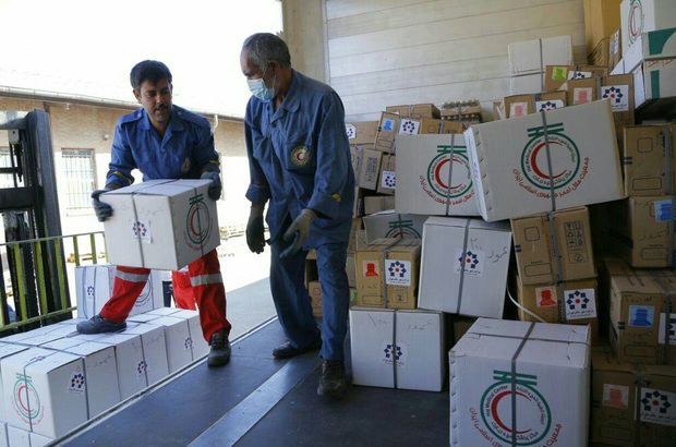 محموله ویژه هلال‌احمر ایران برای کمک به مردم میانمار آماده ارسال است