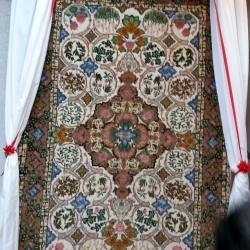 آیین رونمایی از فرش دستباف طرح بومی گیلان در لاهیجان