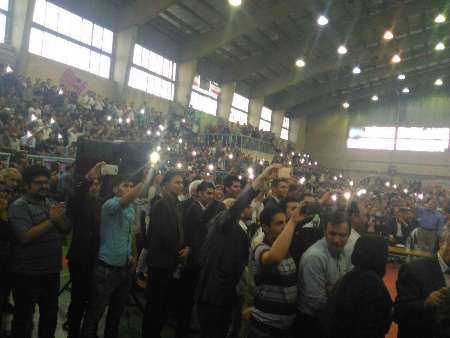 برگزاری جشن پیروزی دکتر روحانی در قوچان