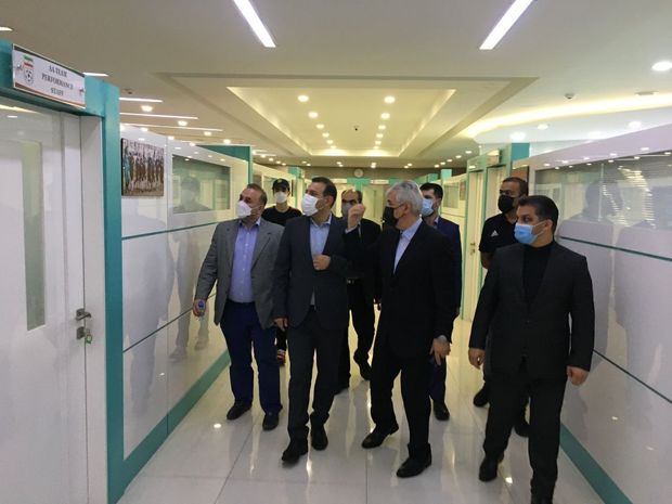 بازدید سجادی از تمرین تیم ملی پیش از دیدار با سوریه
