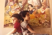  سپند و کمند امیرسلیمانی در کودکی/ عکس